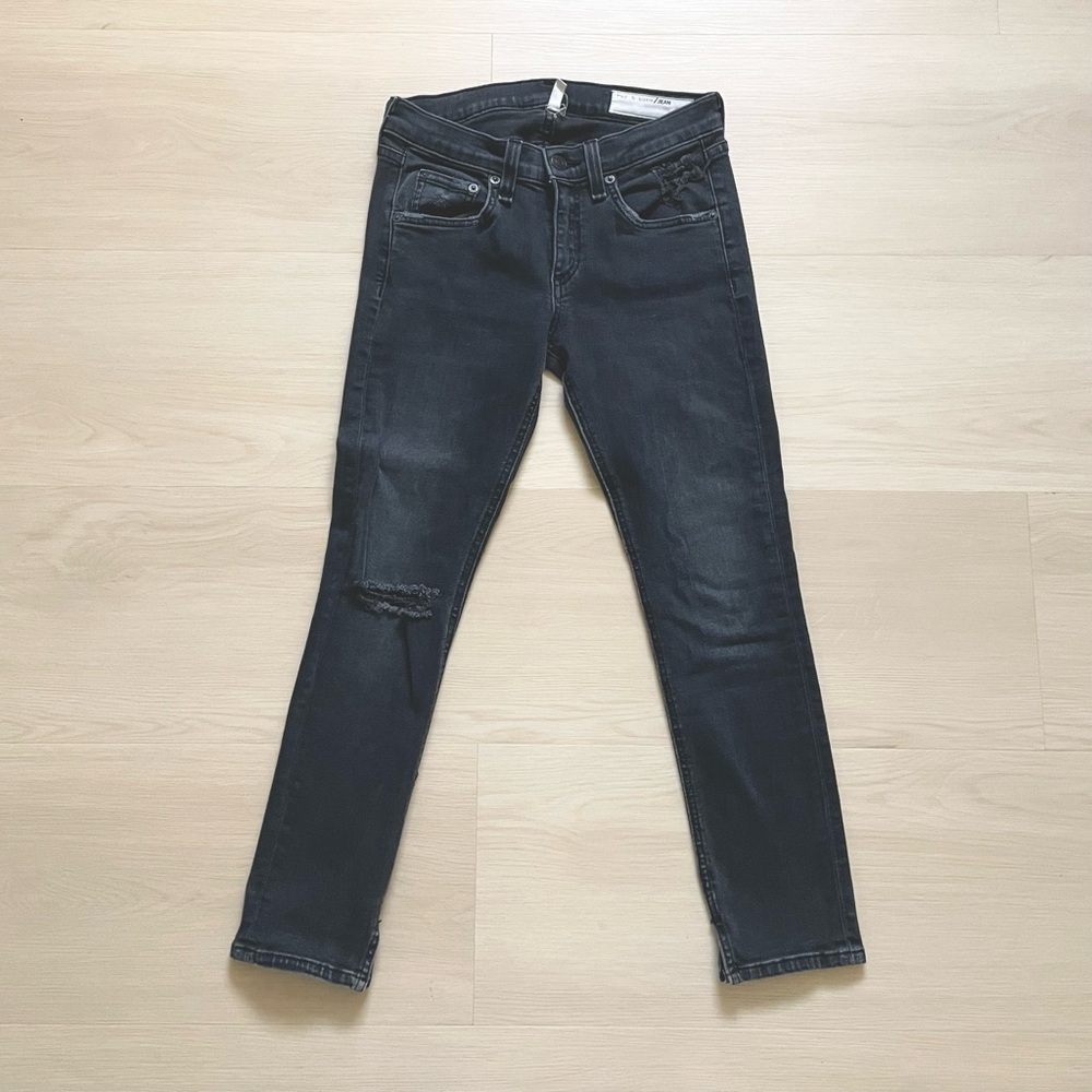 Rag & Bone Steel cropped Capri Jeans 25
